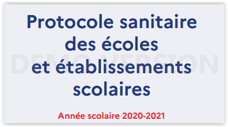 Covid-19 Protocole sanitaire