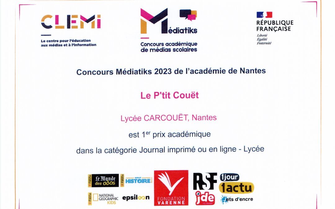 1er prix pour Le P’tit Couët !